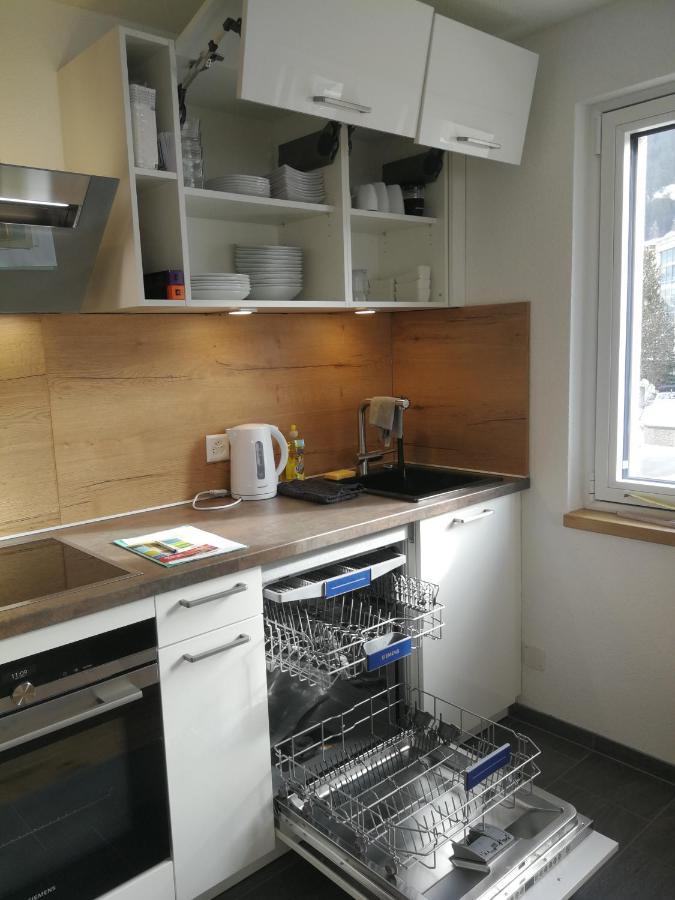 Апартаменты Haus Rhaetikon 1. Og, Links Давос Экстерьер фото
